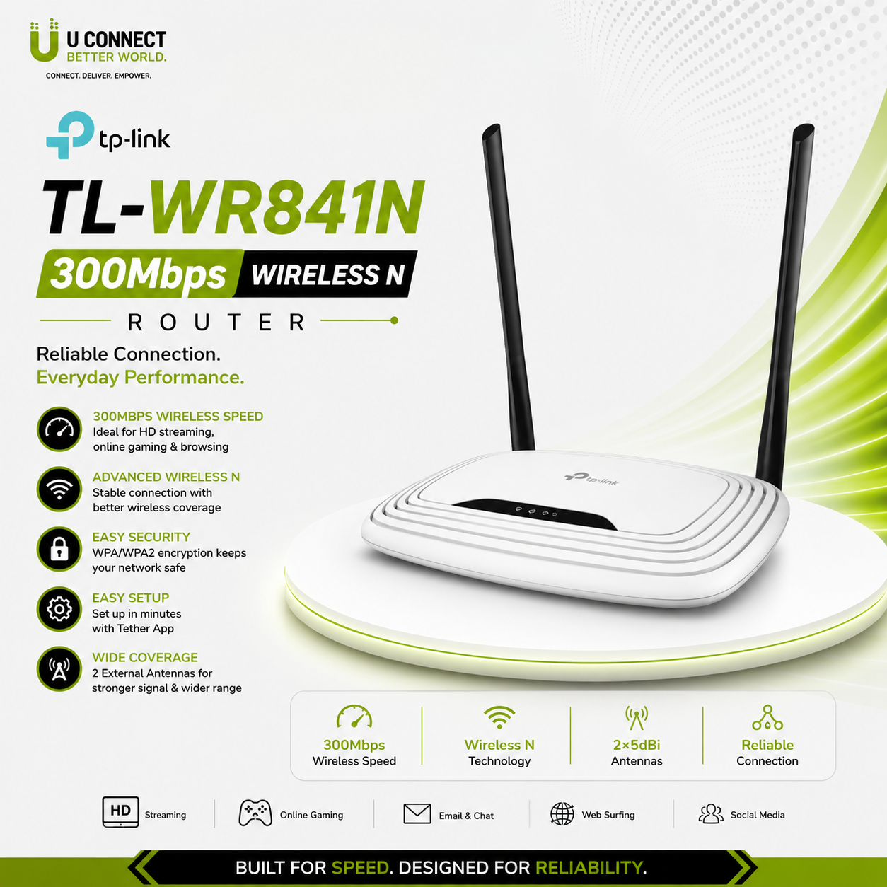 TP-Link TL-WR841N 300Mbps Wireless N Router