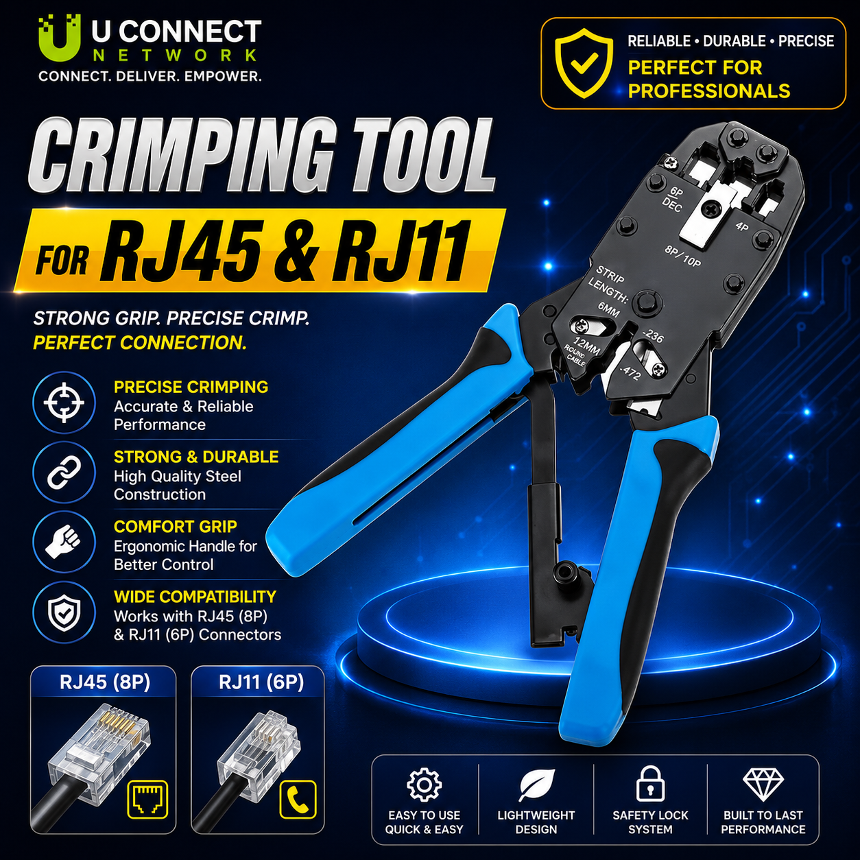 Crimping Tool For RJ45 & RJ11