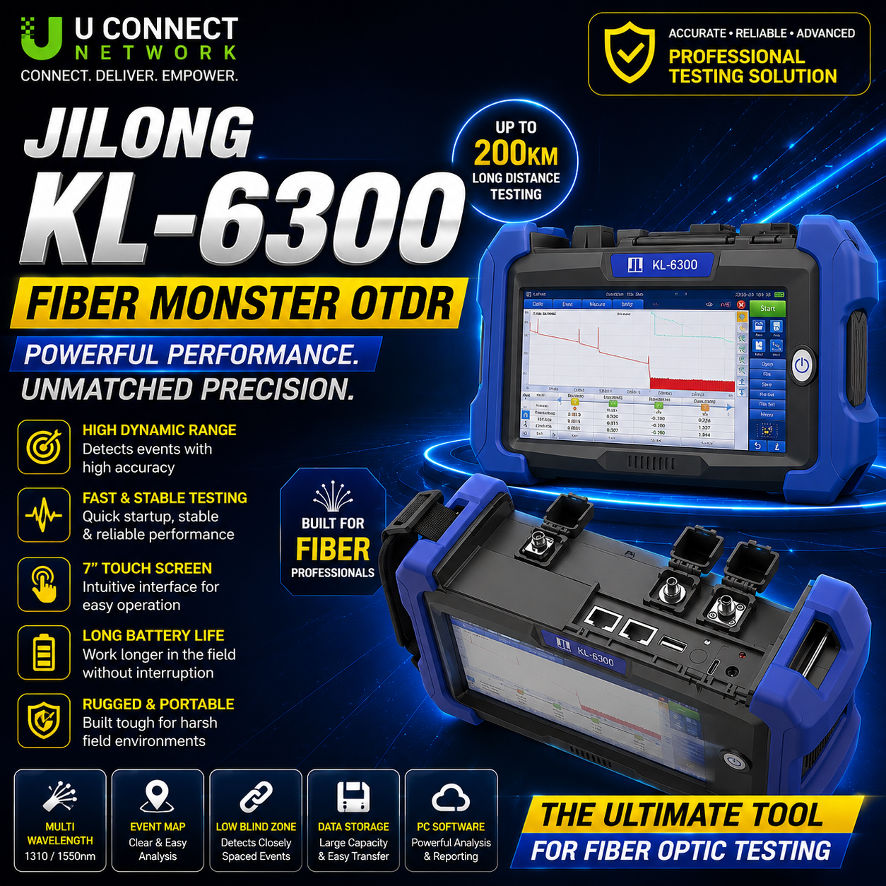 Jilong KL-6300 Fiber Monster OTDR