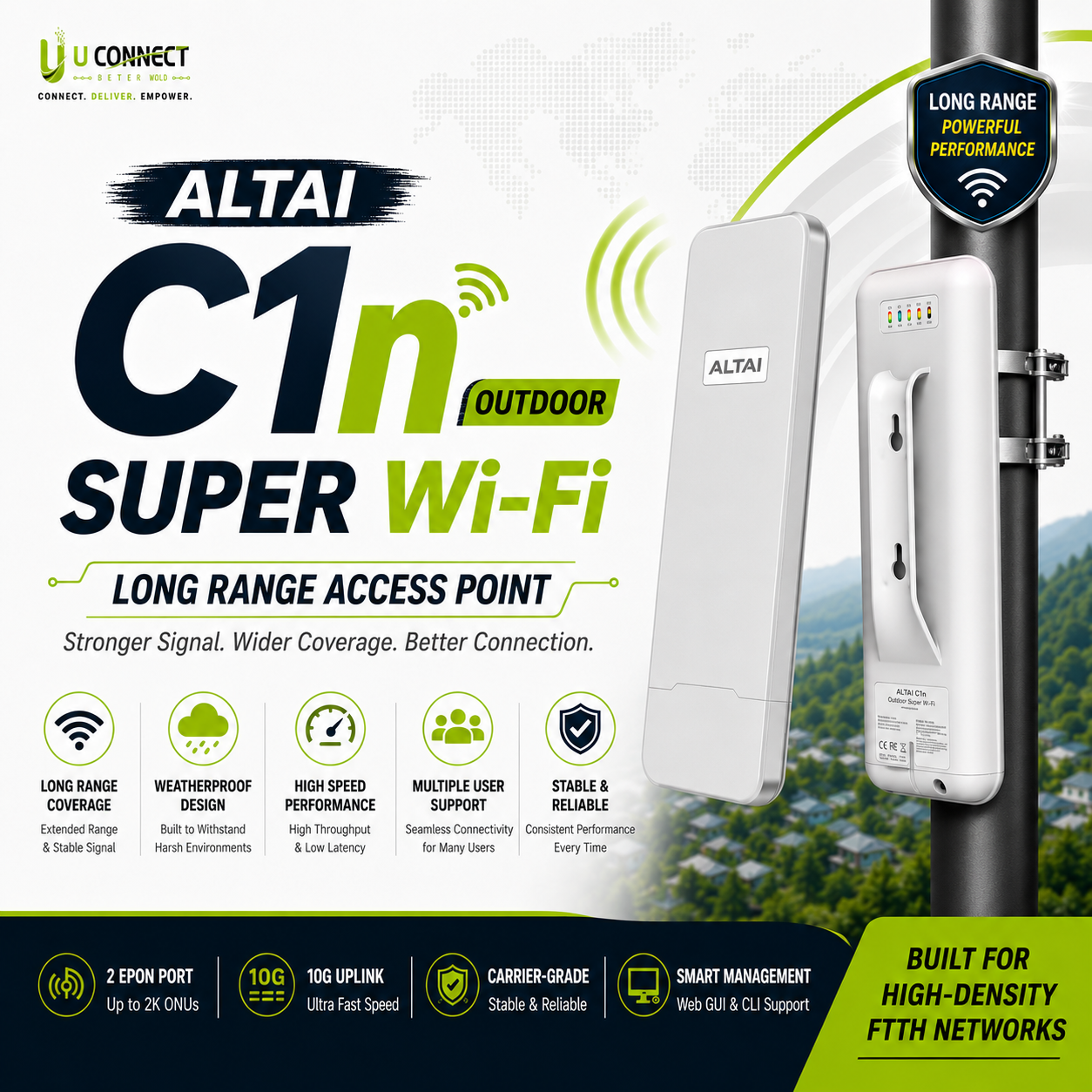 Altai C1n Outdoor Super Wi-Fi Long Range Access Point
